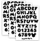 Mickey Mouse® Throwback Black Deco Letters, 216 Characters Per Pack, 3 Packs